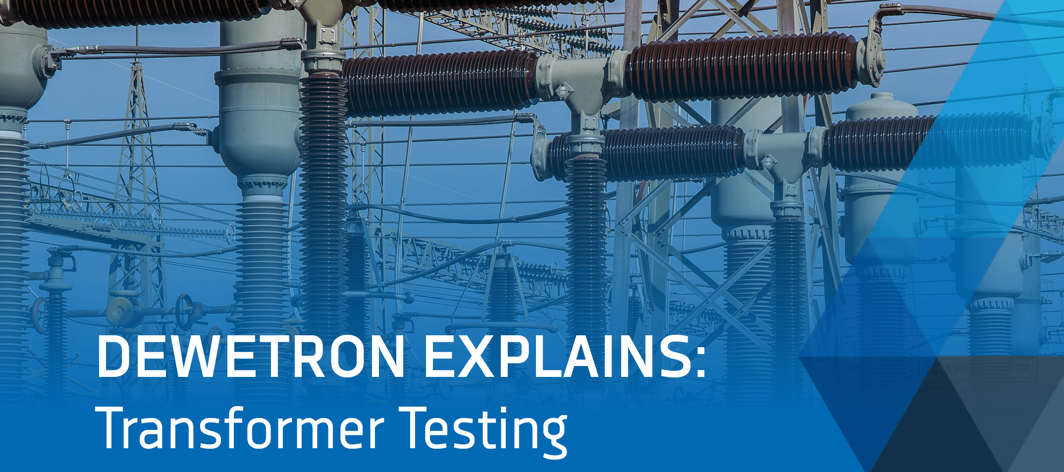 Banner for the whitepaper about transformer testing