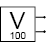 100 Volt Icon