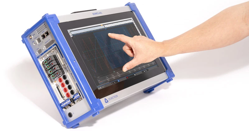 Portable daq system with multitouch display DEWE3-A4L