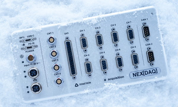NEXDAQ in the snow: Operating temperature of -20 °C to +70 °C